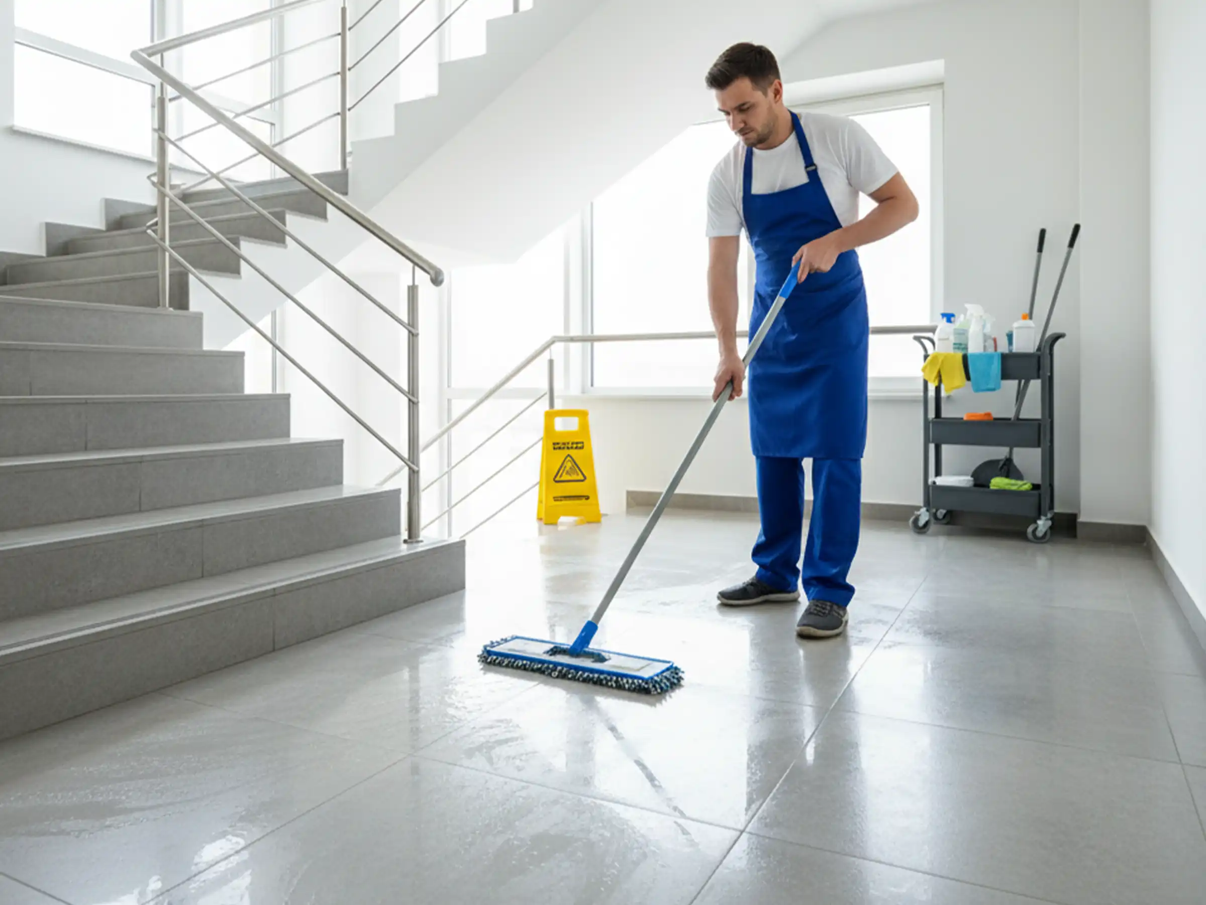 Zuverlässige Treppenhausreinigung für Gewerbeobjekte in Baden-Baden